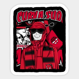 Curva sud milano Sticker